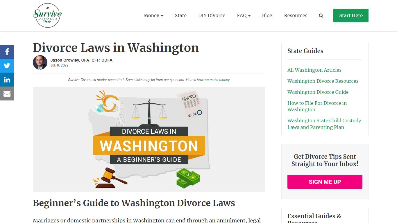 Divorce Laws in Washington (2022 Guide) | Survive Divorce